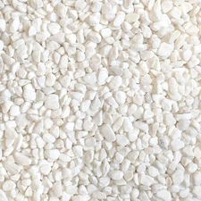 Midwest Hearth Decorative White Bean Pebbles 1/5" Size 2-lb Bag Free Shipping