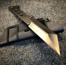 Integrity Implements RTS WF1 Triton EXT #001 D2 cuchillo grueso hecho a mano molienda hueca
