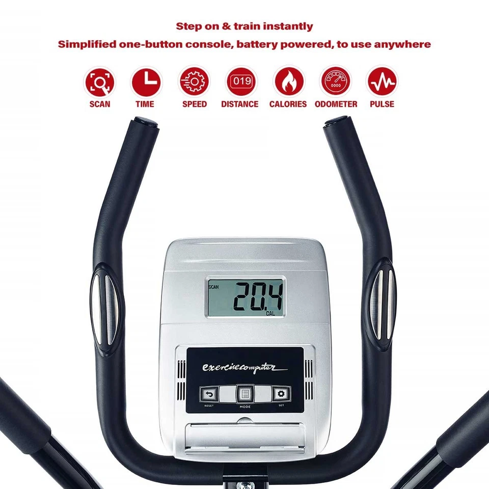 MARCY BK1016 Elliptical Cross Trainer Magnetic Resistance HIIT Cardio Training - Image 2 of 4