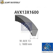 V-BELT 1.21208 FOR D 2866 TOH/310 12.0L DS8/8.05 7.8L DS11.15/75/34 11.0L 