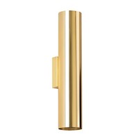 Wandleuchte Up Down Gold GU10 Schlafzimmer Flur H:30 Cm Wandlampe Wohnzimmer
