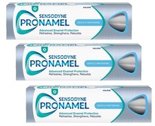 3x Sensodyne Pronamel Gentle Whitening Multi-Action Strengthens Toothpaste 75ml 57.73 per litre