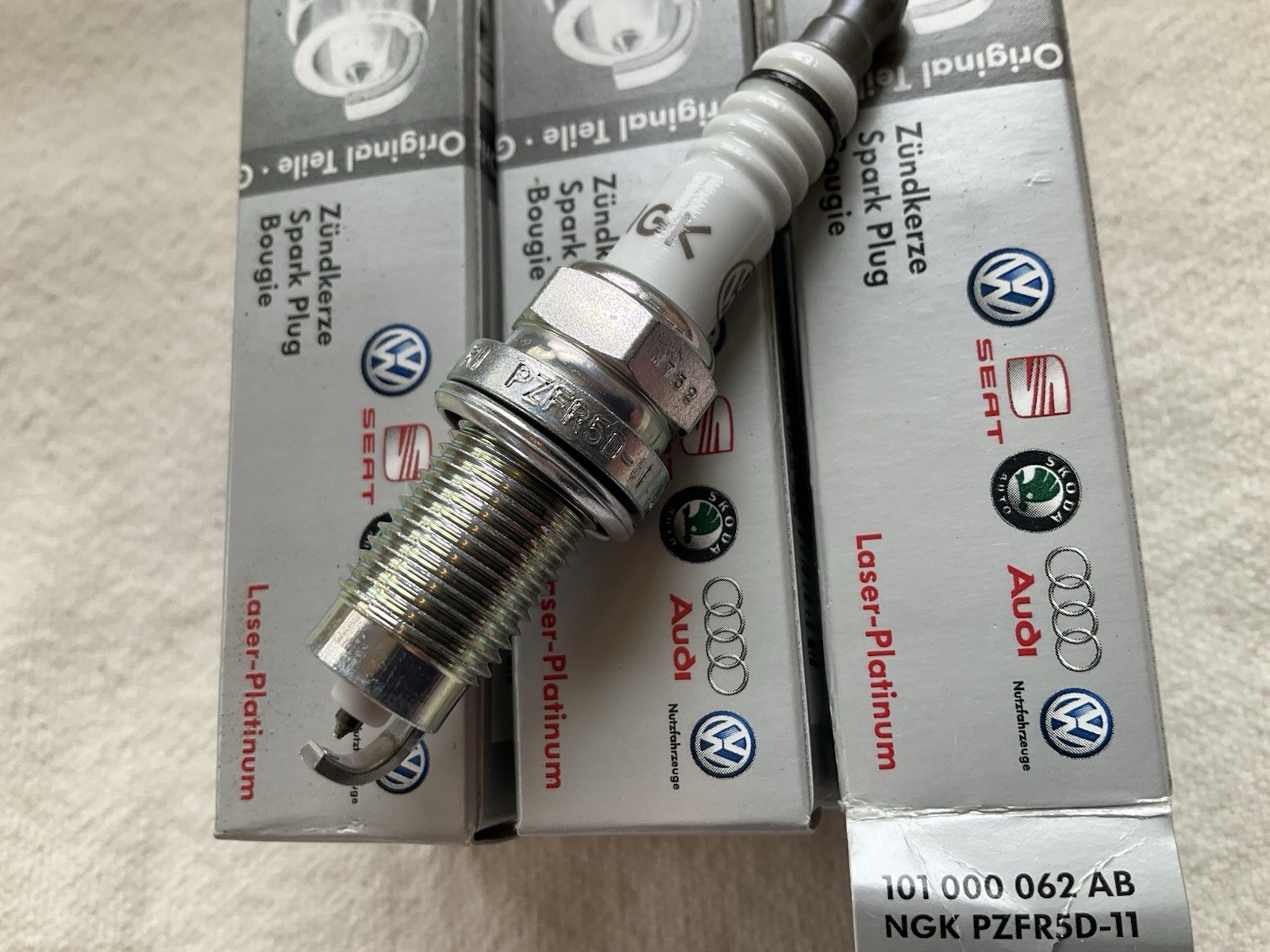 NGK Laser Platinum Spark Plug PZFR5D-11, Qty 6