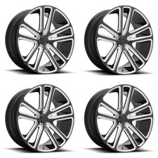 Set 4 Dub S255 Flex 22x9.5 6x5.5 Gloss Black Milled 22 25mm Truck Suv Wheels Set 4 Dub S255 Flex 22x9.5 6x5.5 Gloss Black Milled 22 25mm Truck Suv Wheels