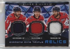 2025 Black Diamond Mine Triple Relics Alex Ovechkin Dylan Strome Tom Wilson 1q2