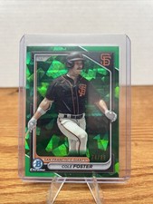 2024 Bowman Sapphire Edition Chrome Prospects Cole Foster #BCP-83 Green /99