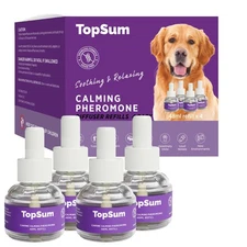 Dog Calming Diffuser Refills: 4 Pack Dog Pheromones Calming Diffuser Refills - D