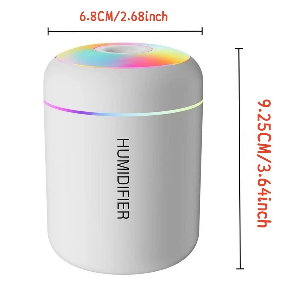 180ML Mini Air Humidifier USB Electric Aroma Diffuser Essential Oil Purifier Aro - Image 2 of 4