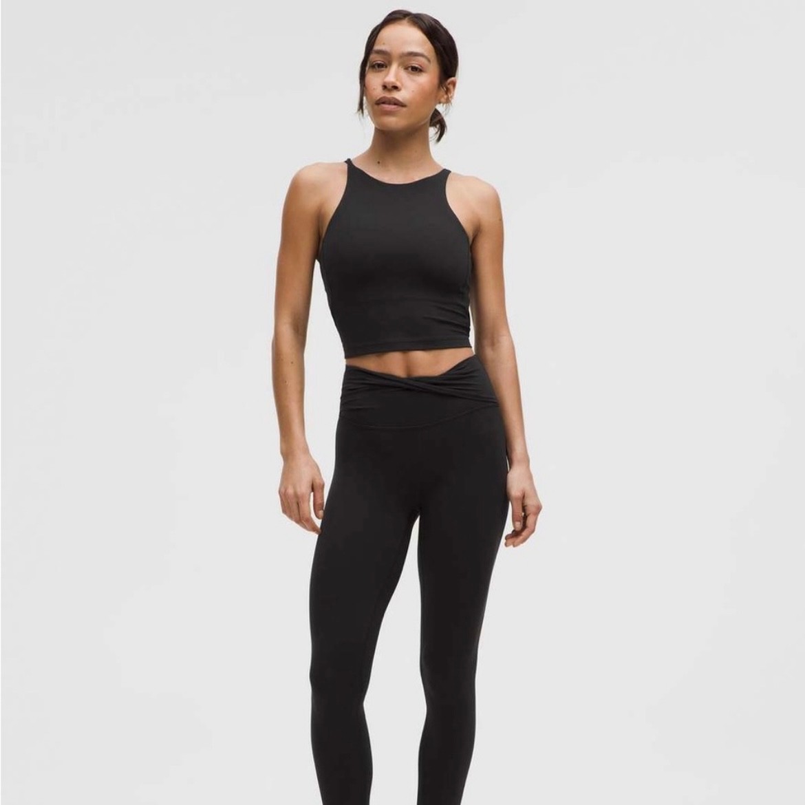 Lululemon Align Twist-Back Tank Top *Light Support, C/D NWT Black image 3