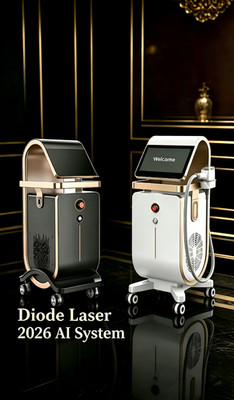 2026 AI New Diode Laser Hair Removal Device FAC 4 Wavelength Painless Permanent