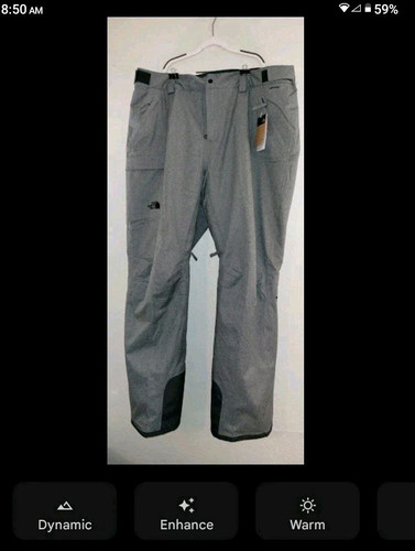 Pantaloni da neve The North Face Freedom isolati grigio grafite donna 2XL XXL lunghi - Foto 3 di 16