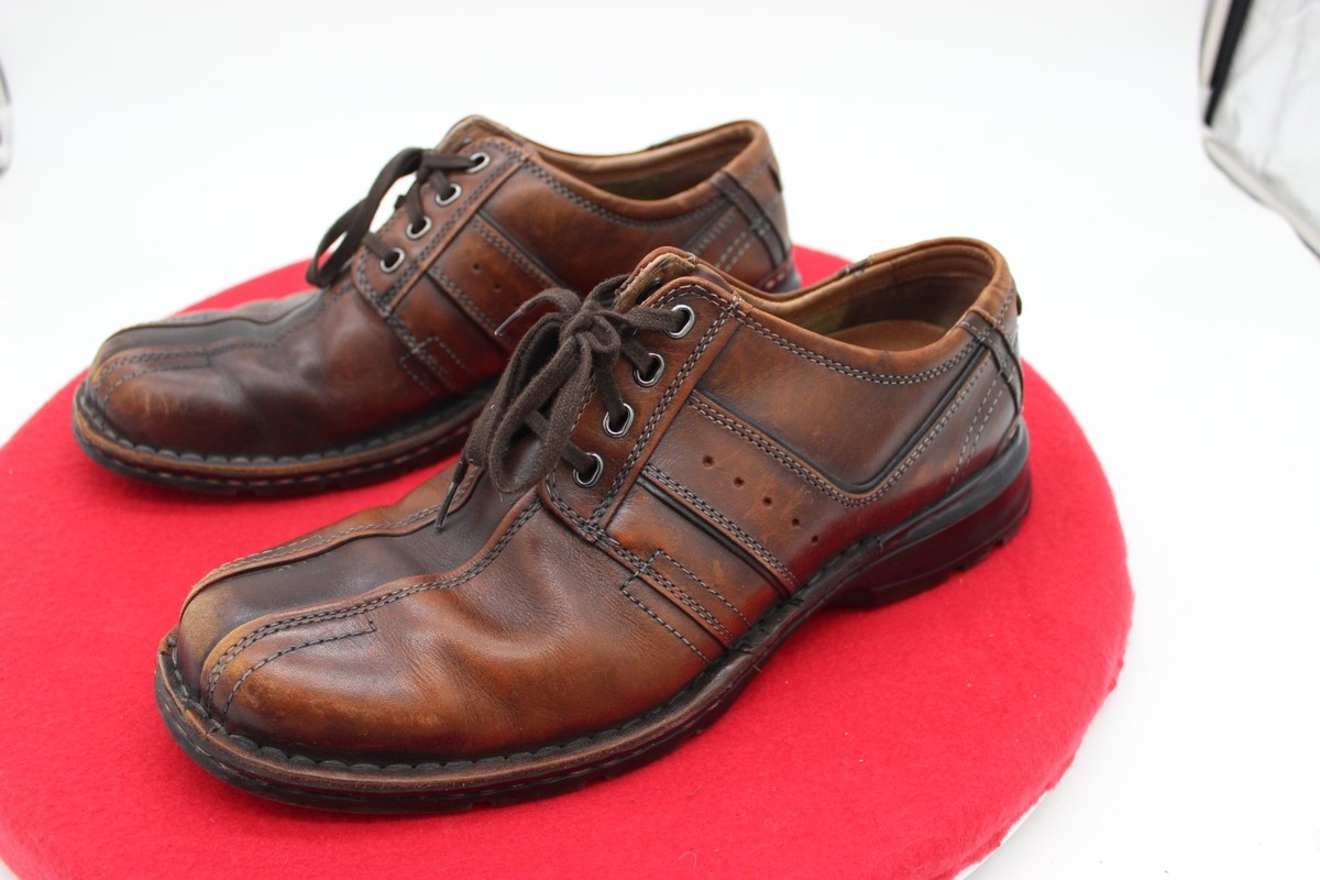 Clarks Mens Touareg 70852 Brown Leather Bicycle Toe Casual 