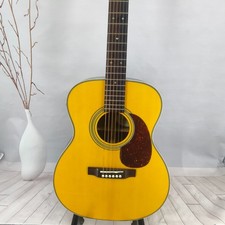 Martin OM Style Acoustic Guitar - Vintage Yellow Finish Solid Top