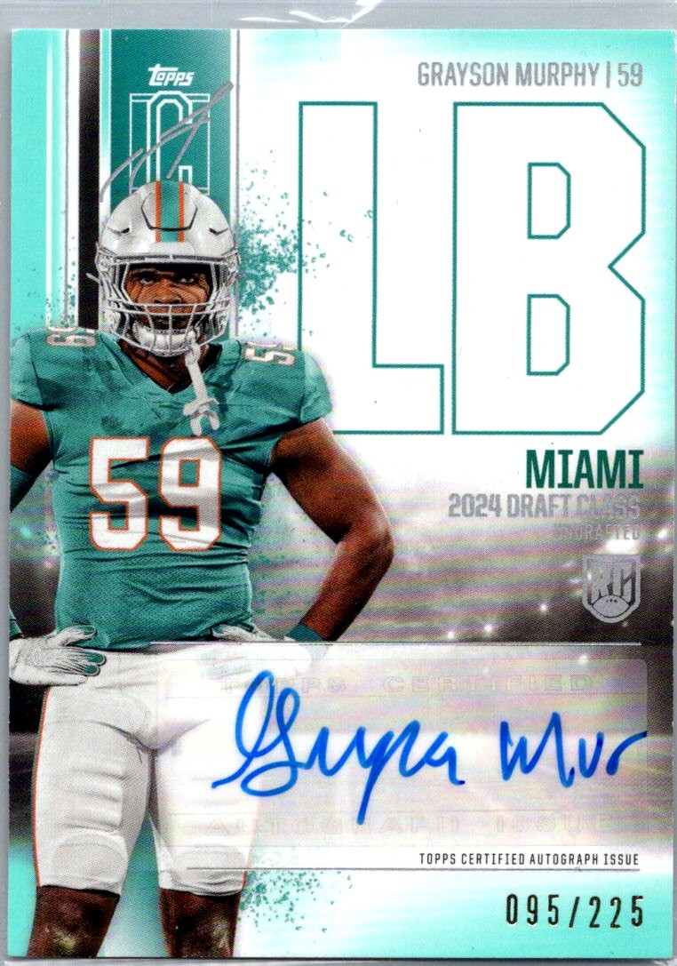 2024 Topps Signature Class #148 Grayson Murphy Teal #/225