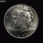 1925 Peace Dollar "CH BU"