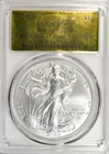 2024 SILVER EAGLE ~ FIRST DAY 1 0F 2024 ~ GOLD LABEL ~ PCGS MS70 ~ #416