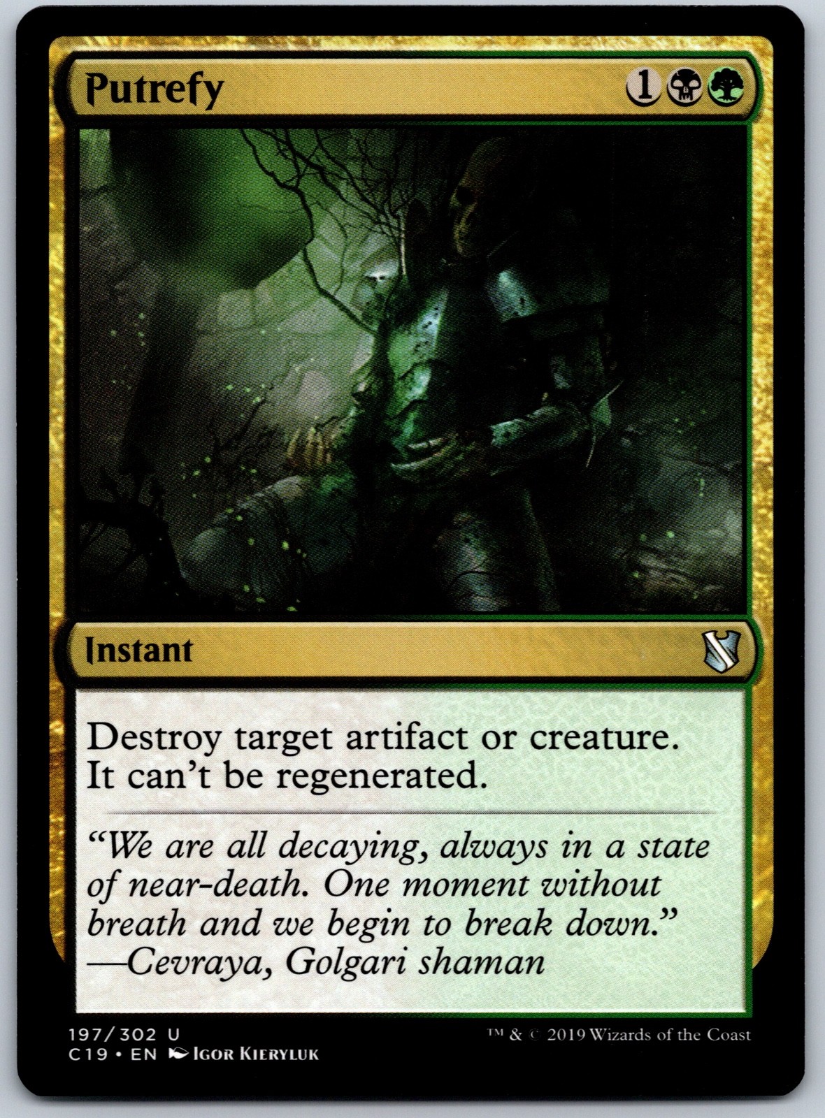 Putrefy U Commander 2019 197 NM