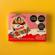 1-Pack Kinder Surprise Chocolate Eggs 2pc Boxes  20g Eggs  Girl  Dolls 