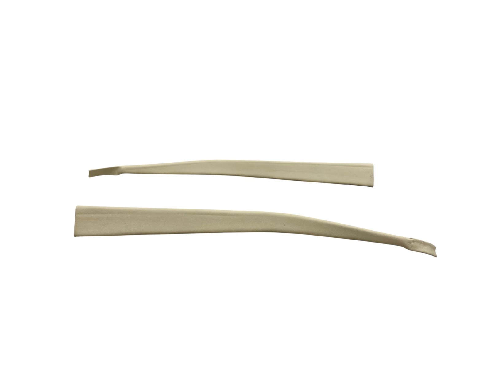 2010-2020 BENTLEY MULSANNE FRONT LEFT RIGHT TRIM COVER PANEL SET BEIGE LEATHER