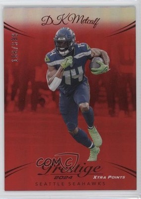 2024 Panini Prestige Xtra Points Red Premium /399 DK Metcalf #268 10tb