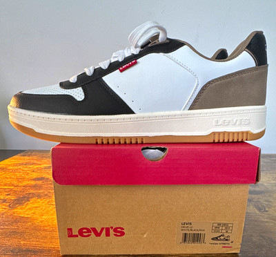 Levi's Drive S Men s Low Top Lace-Up Athletic Sneakers Colorblock White
