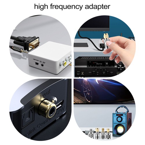 4 Pcs Männlichen Zu Männlichen Coax Koppler Coax Adapter Sma Konverter - Zdjęcie 5 z 12