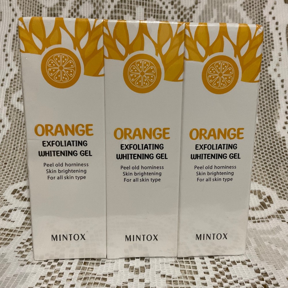 Mintox  Orange Exfoliating Whitening Gel Facial Cream