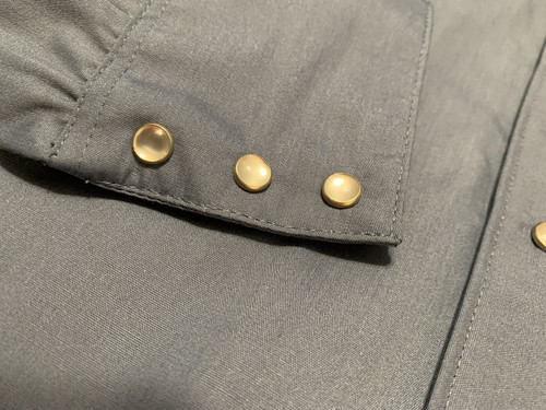 Vintage 70s The Alamo Ranchwear Pearl Snap Button Mens Dress Shirt - Picture 15 of 24