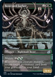 Boneyard Lurker (Showcase) #298 Foil Uncommon - Ikoria: Lair of Behemoths MTG