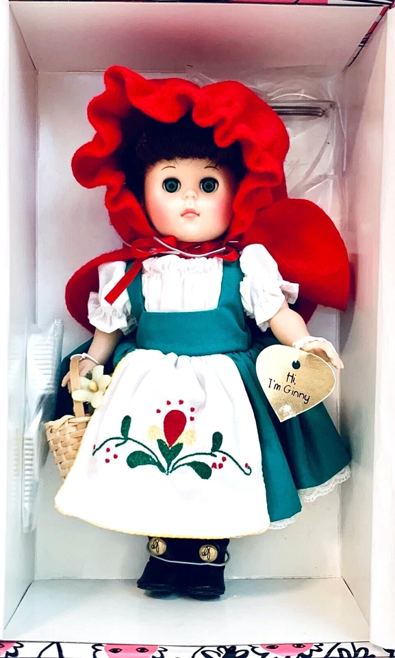 Vogue NUEVO EN CAJA 2001 Ginny Caperucita Roja Muñeca 8" Vestido con Cesta de Flores Foto 2 de 3
