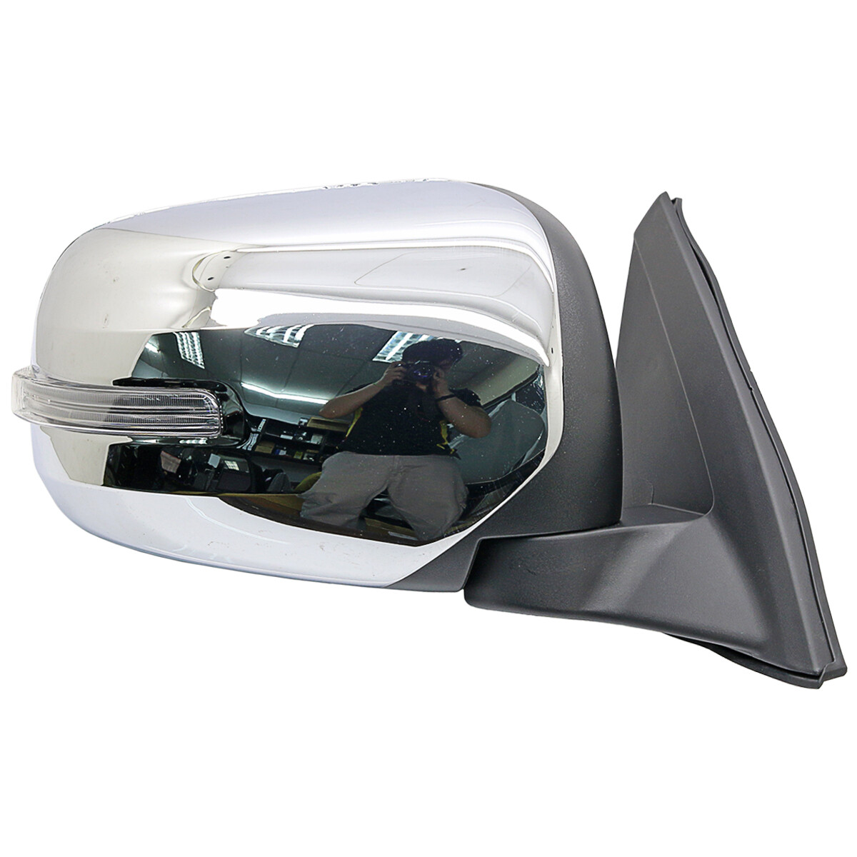Chrome Right Exterior Side Mirror w/ LED For Mitsubishi Triton