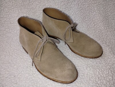 Bottega Veneta Sabbia Chukka  Bootie, Wms Sz EU 36.5 US 6.5 Lt Tan, Authentic