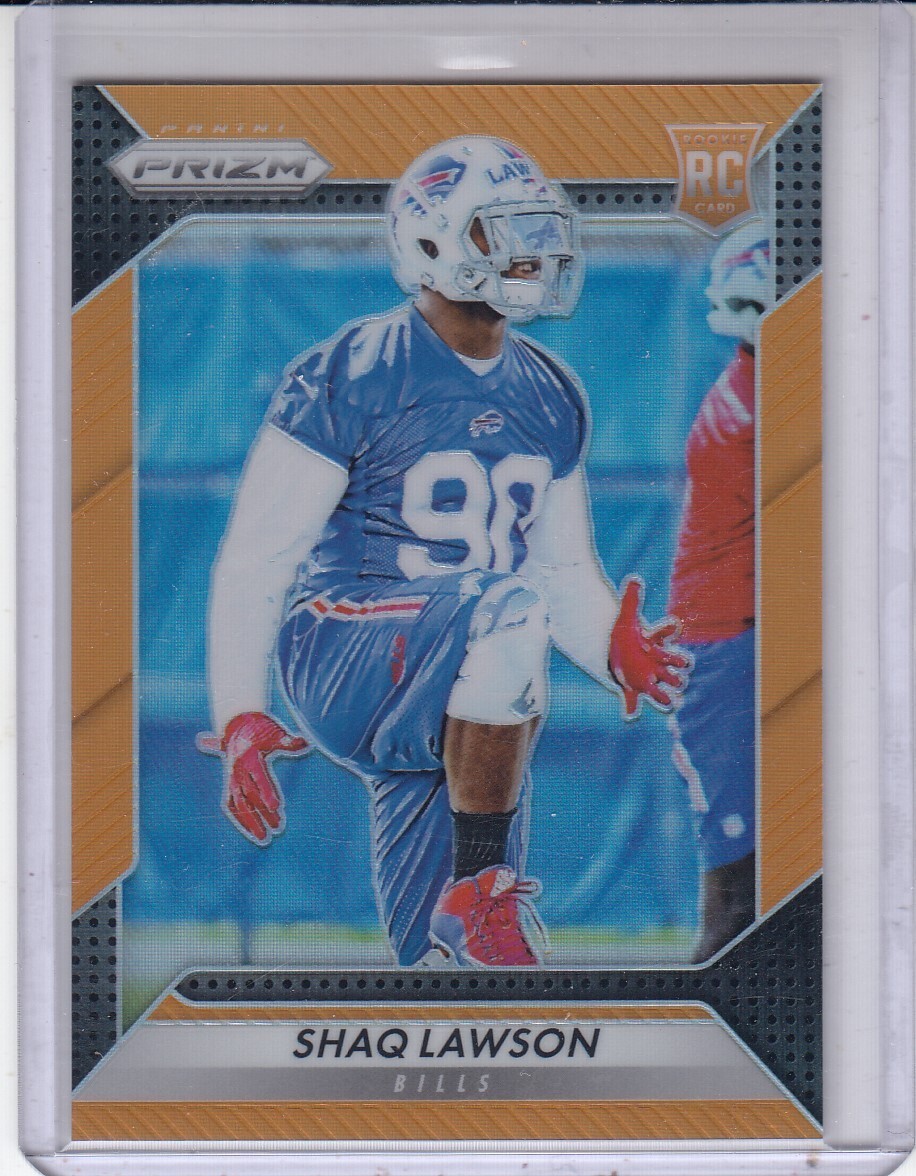 SHAQ LAWSON 2016 Panini Prizm Prizms Orange #273 RC 144/299 Bills
