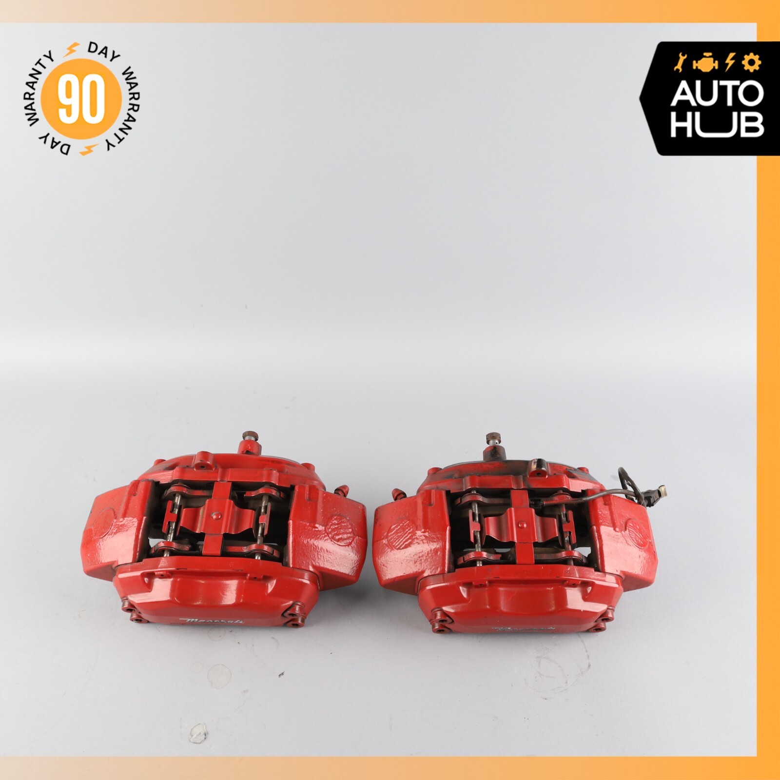 04-17 Maserati Quattroporte Front Left & Right Brake Caliper Calipers Set 29k