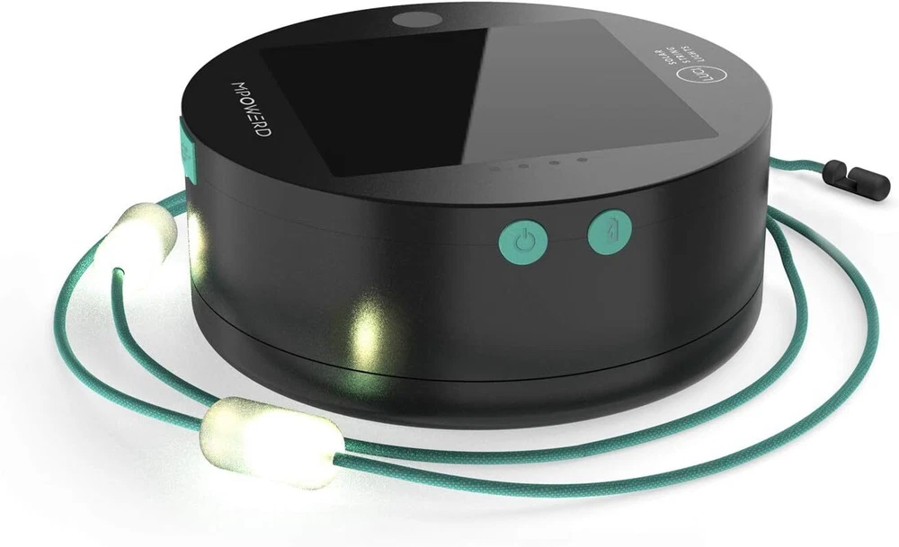 Power Bank for Mo... Luci Solar String Lights: Rechargeable via Solar and USB