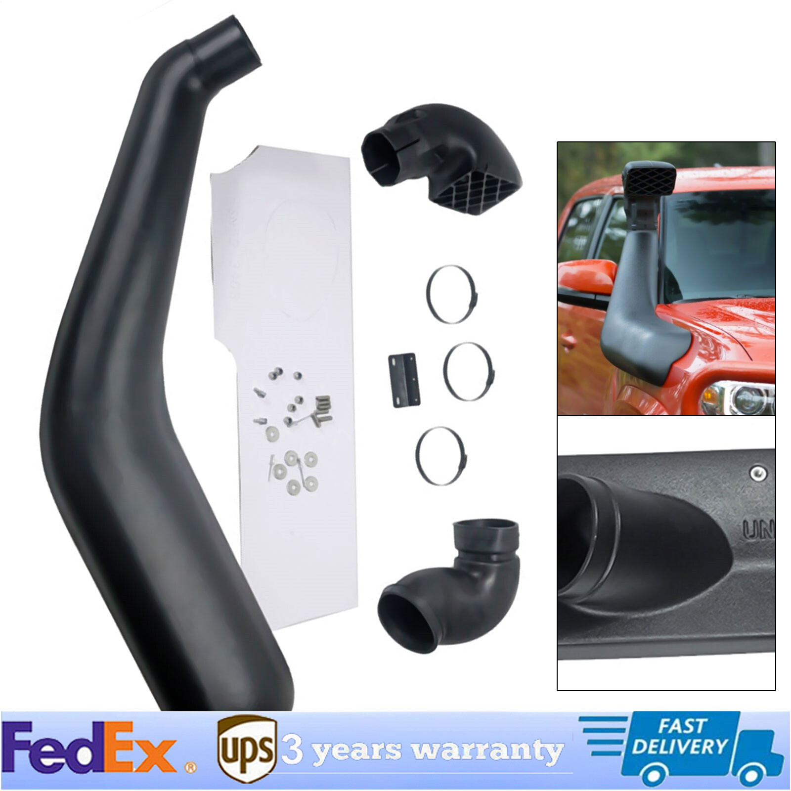 Fit For 2016-2021 3rd Gen Toyota Tacoma With 3.5L V6 Engine Snorkel Kit Off-Road