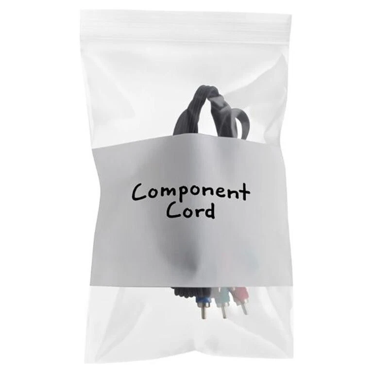 1000/PCS White Block 6"x9" Clear Reclosable Seal Bag Plastic Zip Lock Bags 2Mil - Image 4 of 4