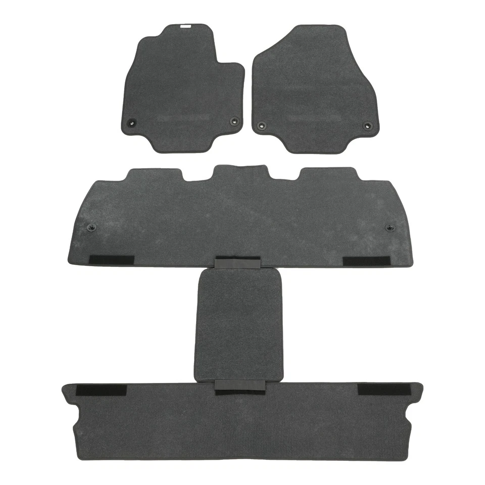 2017-2024 CHRYSLER PACIFICA PREMIUM 5 PEÇAS CONJUNTO TAPETE TAPETE FABRICANTE DE EQUIPAMENTO ORIGINAL NOVO MOPAR - Imagem 2 de 3