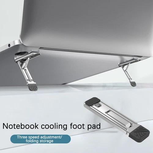 2PCS Foldable Notebook Keyboard Stand Riser Feet Nonslip Laptop Holder