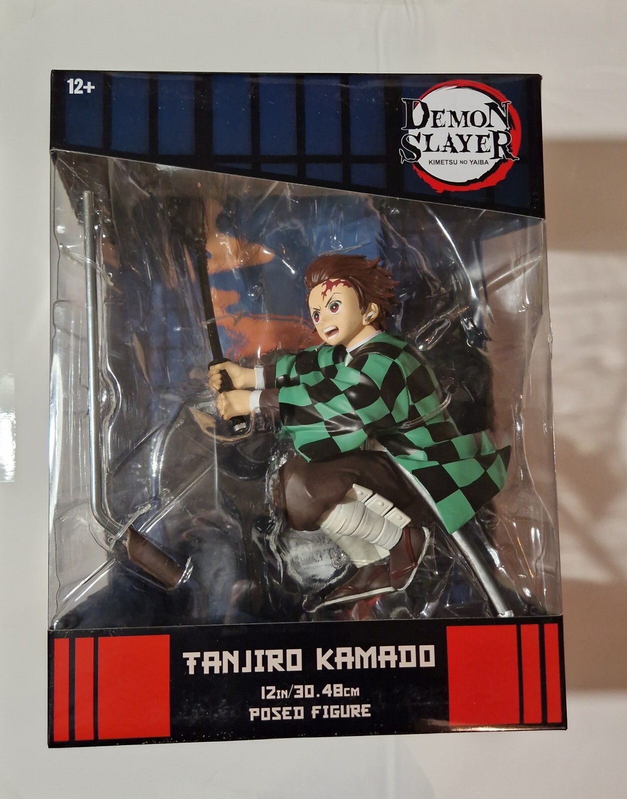 McFarlane Demon Slayer Tanjiro Kamado 12"" Mega Figure Damaged Box