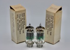 NOS SYLVANIA US 12AU7 6189 E82CC ECC802S MATCHED PAIR AMPLITREX TESTD TUBES 1965