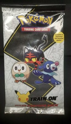 Pokemon TCG Alola First Partner Pack - 3 Oversized Cards + 2 Booster Packs