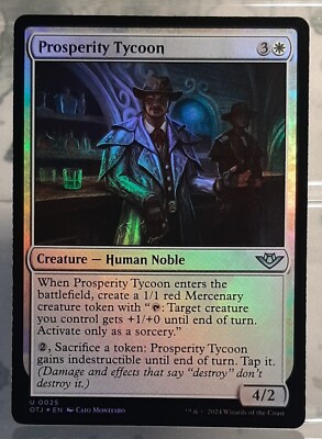Magic - Prosperity Tycoon - Uc/Foil/Kreatur - Outlaws of Thunder Junction -EN/NM