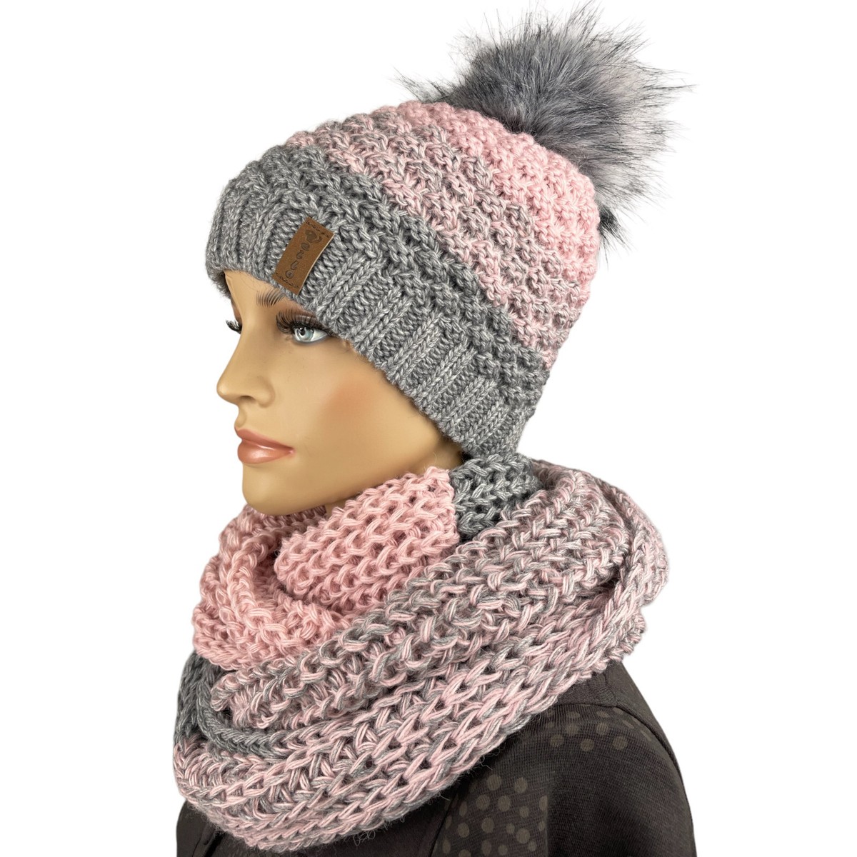 Gemütliches Winter-Set Für Damen - Strickmütze & Schal Im Modernen Design