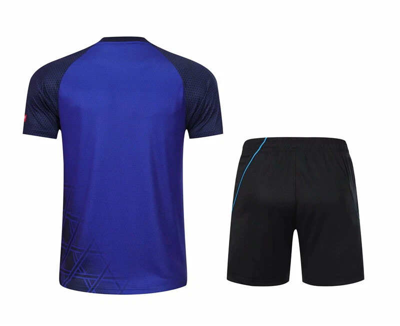 Nuevo Butterfly Tenis de Mesa Camiseta y Pantalones Cortos Traje Deportivo Secado Rápido Adulto Niño Foto 3 de 4