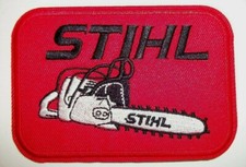 Stihl Chainsaw~Embroidered Patch~3 7/8" x 2 7/8"~Iron or Sew On~FREE US Mail