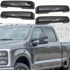2021-2025 Ford F150 4dr Door Handle COVERS W/o SmartKeyholes M7 CARBONIZED GRAY