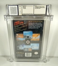 Ultimate Air Combat New Nintendo NES Factory Sealed WATA Grade 8.5 B+ Near Mint