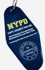 Barney Miller sitcom NYPD Captain Key Tag