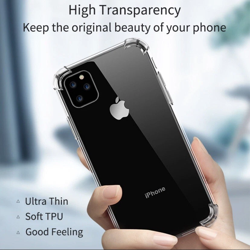 Capa gel macia silicone TPU transparente fina 6,1" iPhone 11 - Imagem 4 de 4